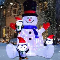 Inflatable Snowman Penguin Christmas Decoration